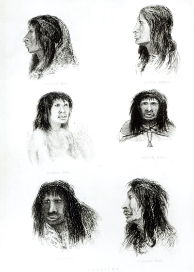 Feuerländer, 1838 von English School